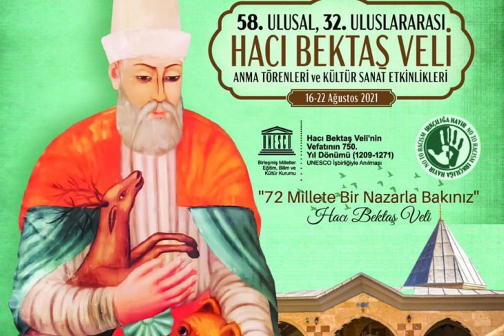 58. Ulusal 32. Uluslararası Hacı Bektaş Veli Anma Törenleri ve Kültür Sanat Etkinlikleri