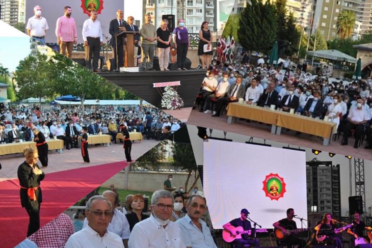 MERSINDE BULUNAN 8 ALEVI KURUMU BIR ARAYA GELEREK ASURE LOKMASINI PAYLASTI