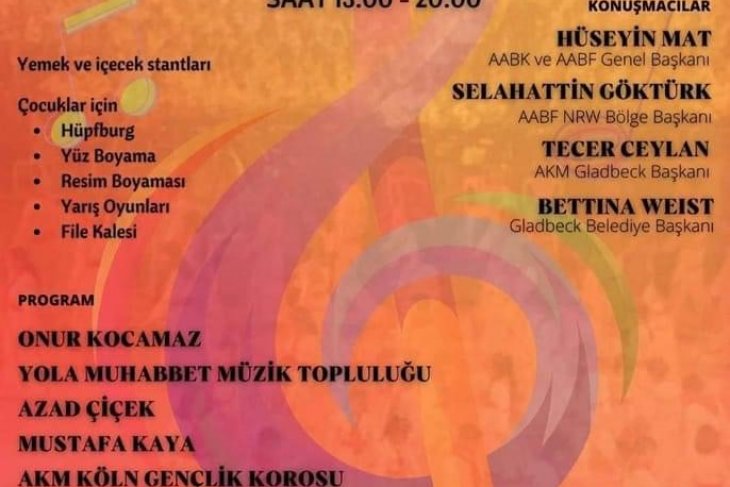 AABK ALEVİ FESTİVAL’İNE DAVET